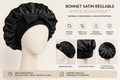 Bonnet de nuit en Satin Réglable Premium | Norya
