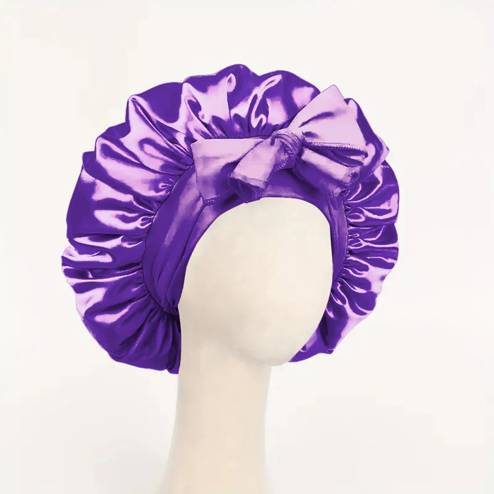 Bonnet de nuit en Satin Réglable Premium | Norya