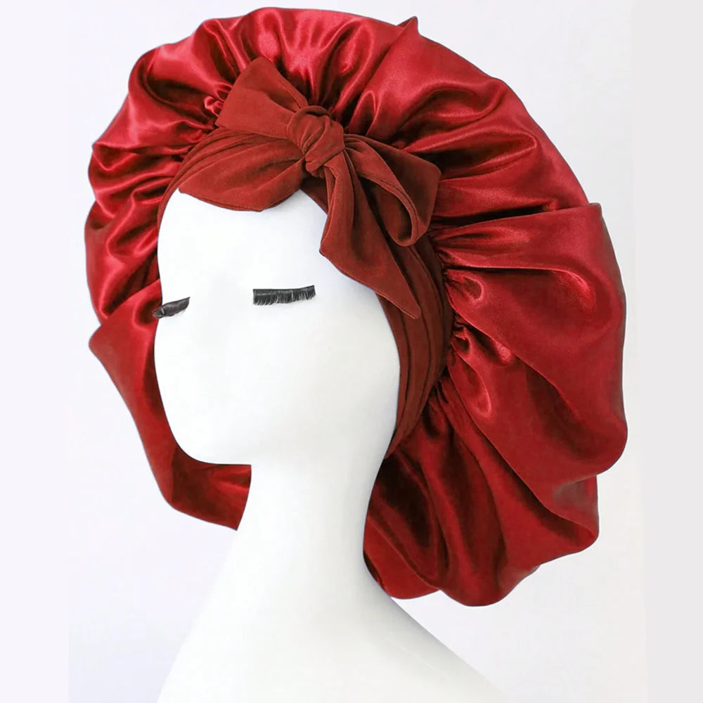 Bonnet de nuit en Satin Réglable Premium | Norya