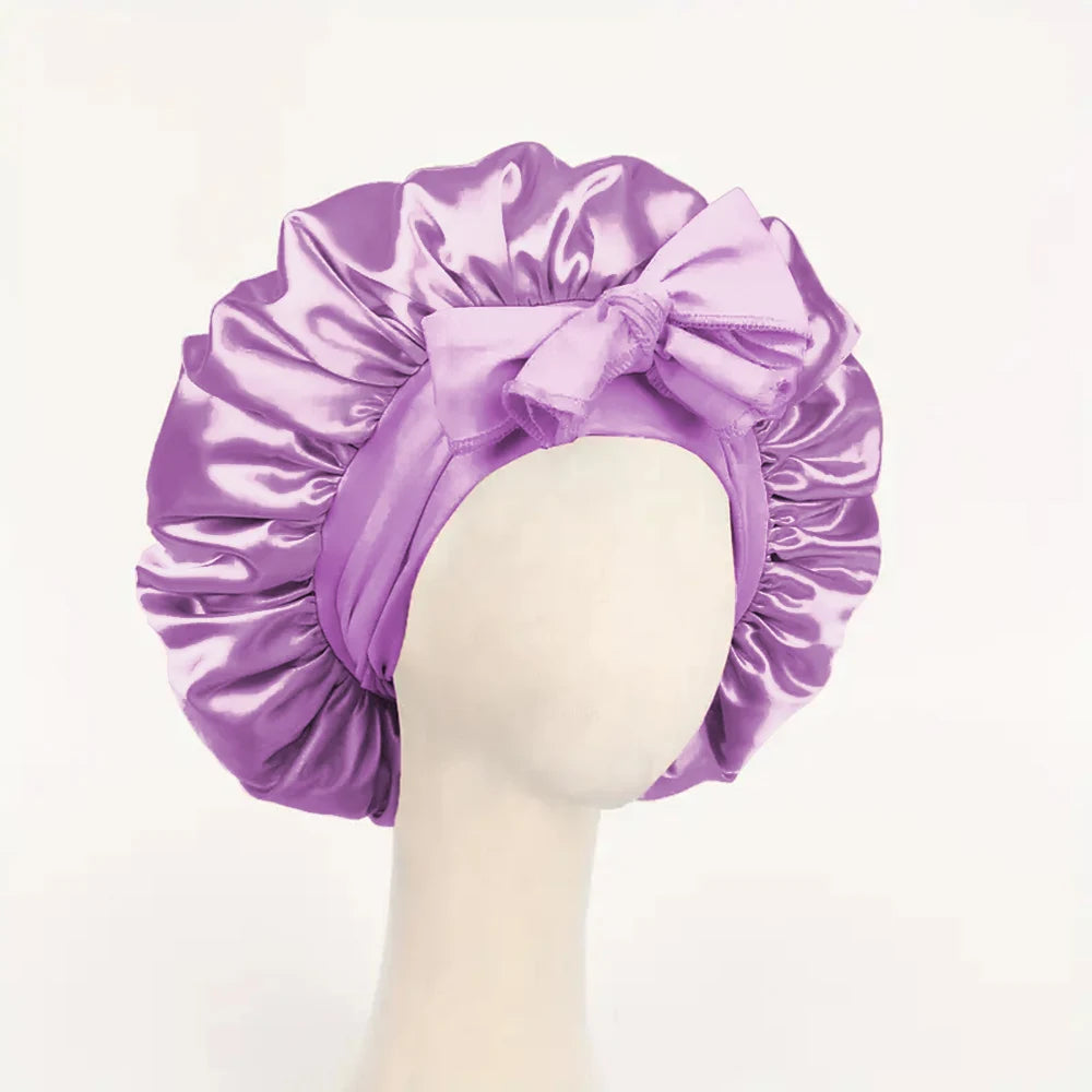 Bonnet de nuit en Satin Réglable Premium | Norya