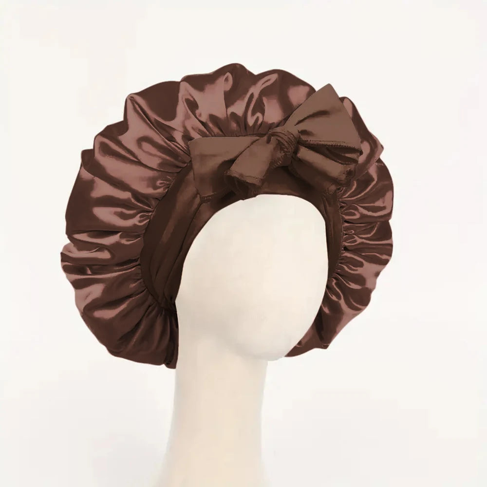 Bonnet de nuit en Satin Réglable Premium | Norya