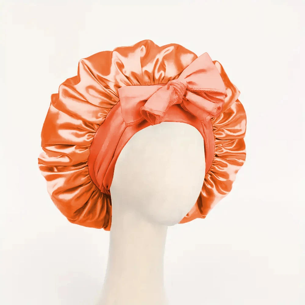 Bonnet de nuit en Satin Réglable Premium | Norya