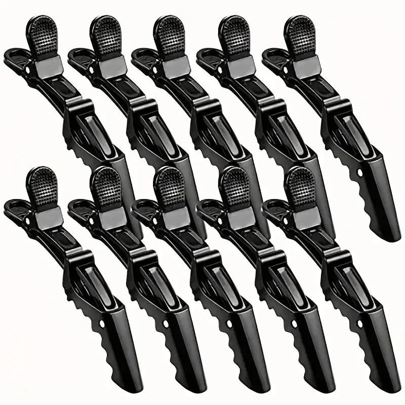 Norya Pro Clips™ – Pinces Crocodile Professionnelles (Lot de 6)