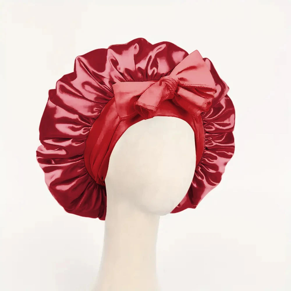 Bonnet de nuit en Satin Réglable Premium | Norya
